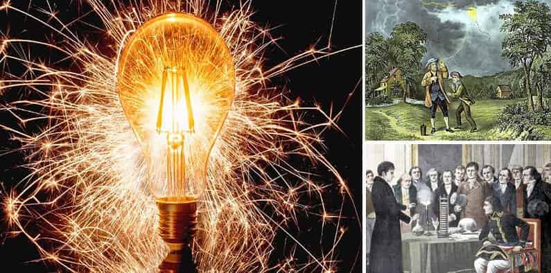 Hombres que descubrieron la electricidad