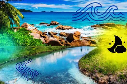Porque no se producen olas en los rios